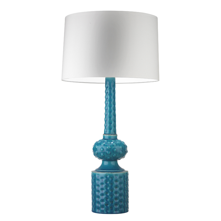 2016 New design sample modern European furniture style ceramic table lamp for study room/living room decoration  