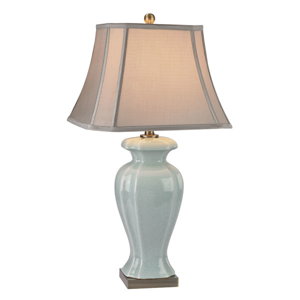 Aerican furture style ceramic table lamp for modern house lighting 