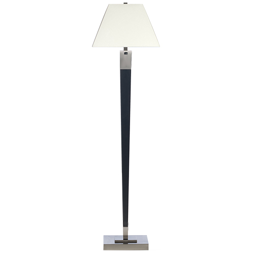 Wood floor lamp