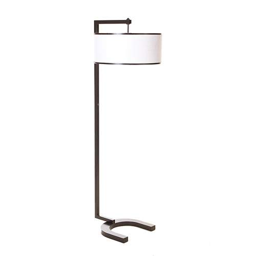 Metal floor lamp